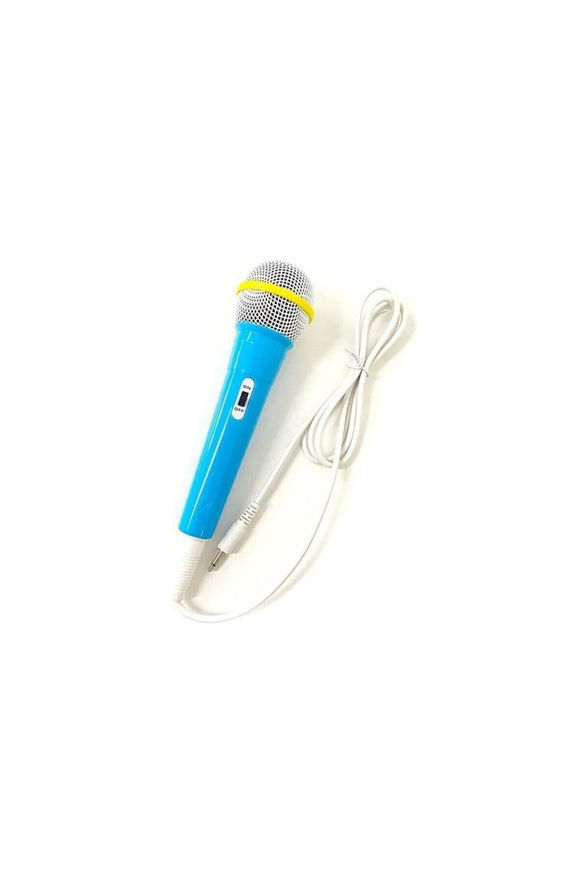 Mikrofonlu Bluetootlu Kareoke Seti Işıklı Çok Fonksiyonlu-Müzik Aletleri