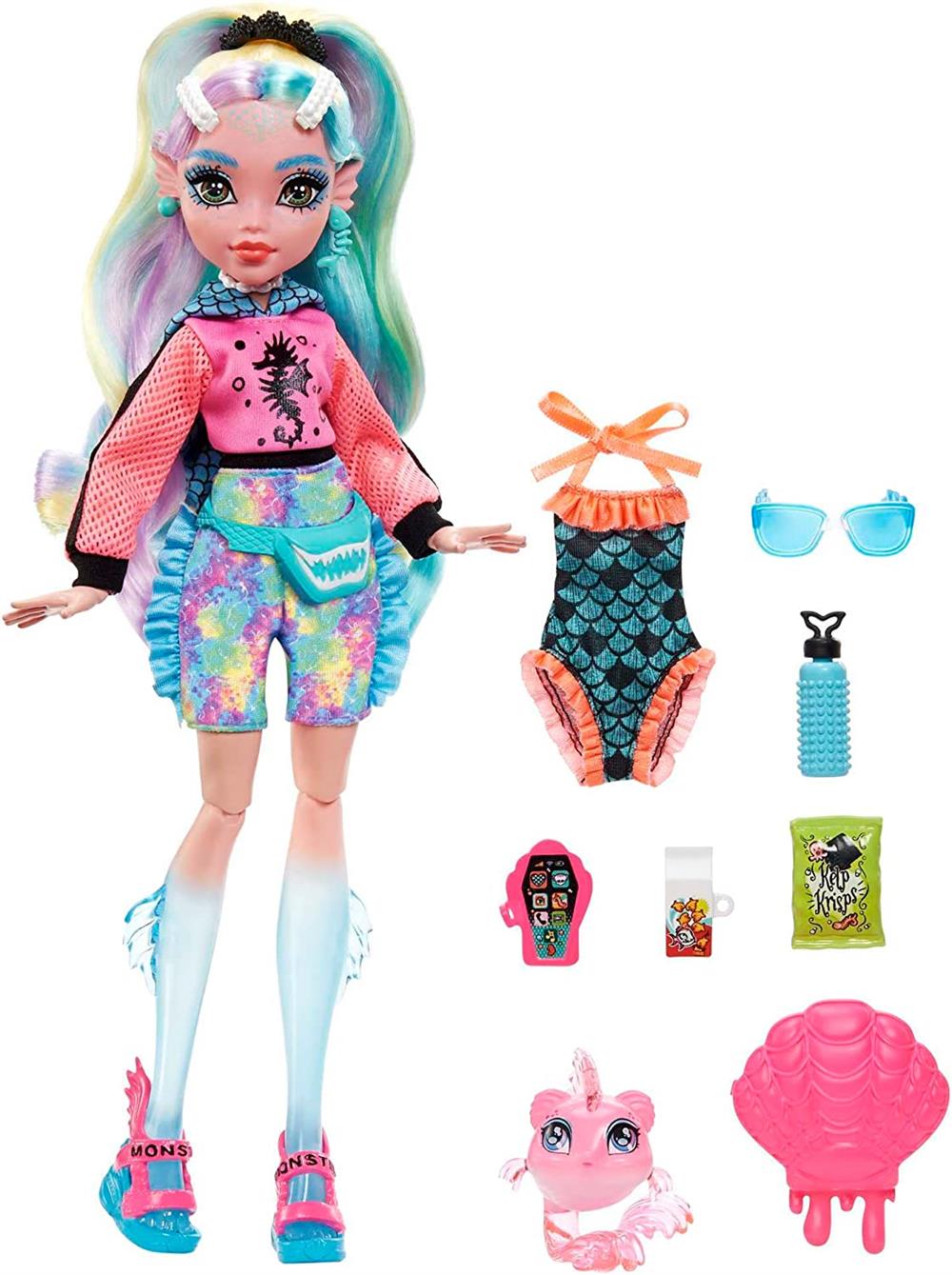 Monster High Ana Karakter Bebekler Lagoona Blue HPD53-HHK55-Oyuncak Bebekler