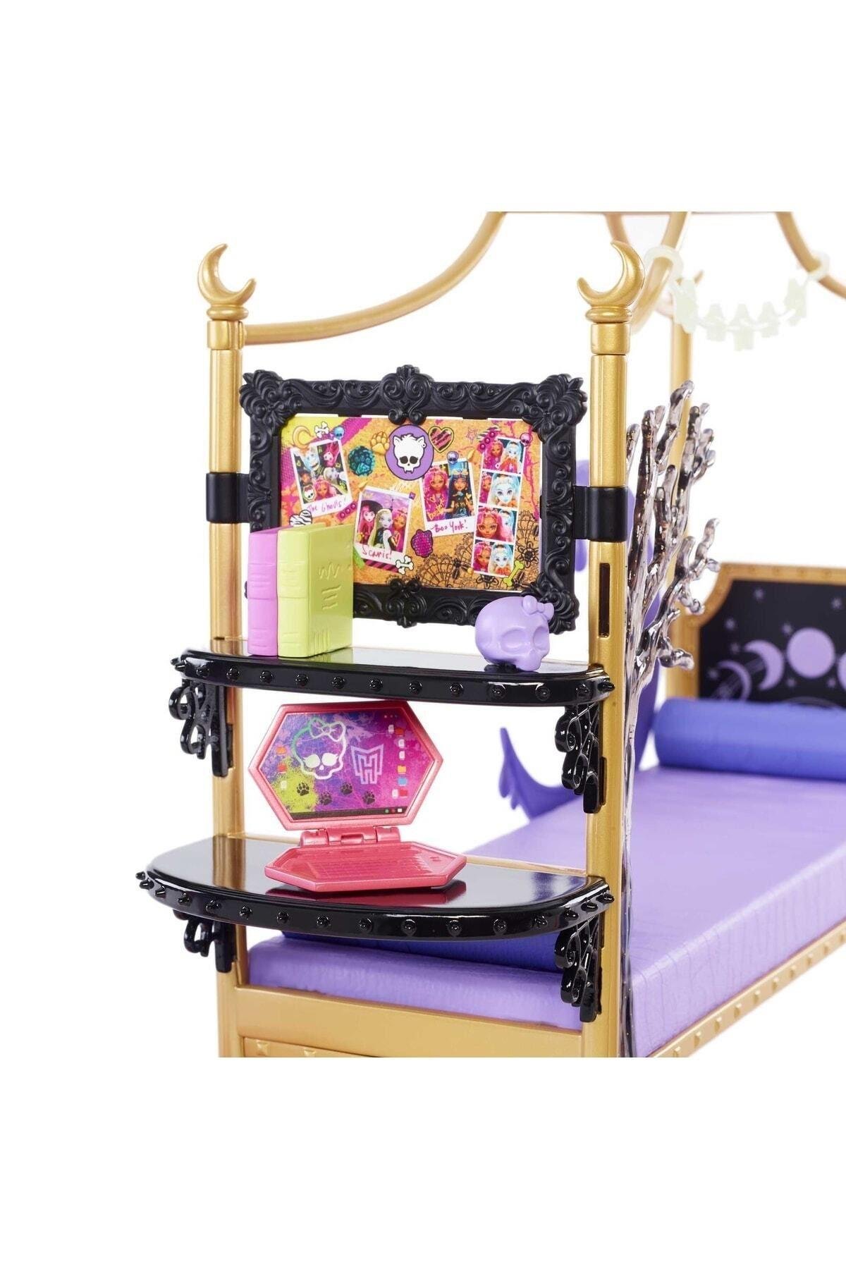 MONSTER HIGH Harika Yatak Odası Oyun Seti-Kız Rol Oyuncakları