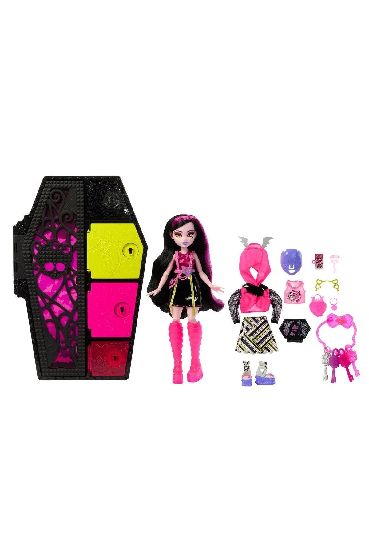 MONSTER HIGH High Neon Frights Bebekler HNF78 - Draculara Model Bebek-Oyuncak Bebekler