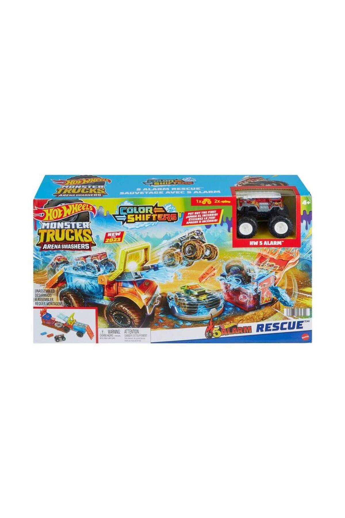 Monster Trucks Arena Mücadelesi Pist Seti Hpn73-Araba Garaj ve Setleri
