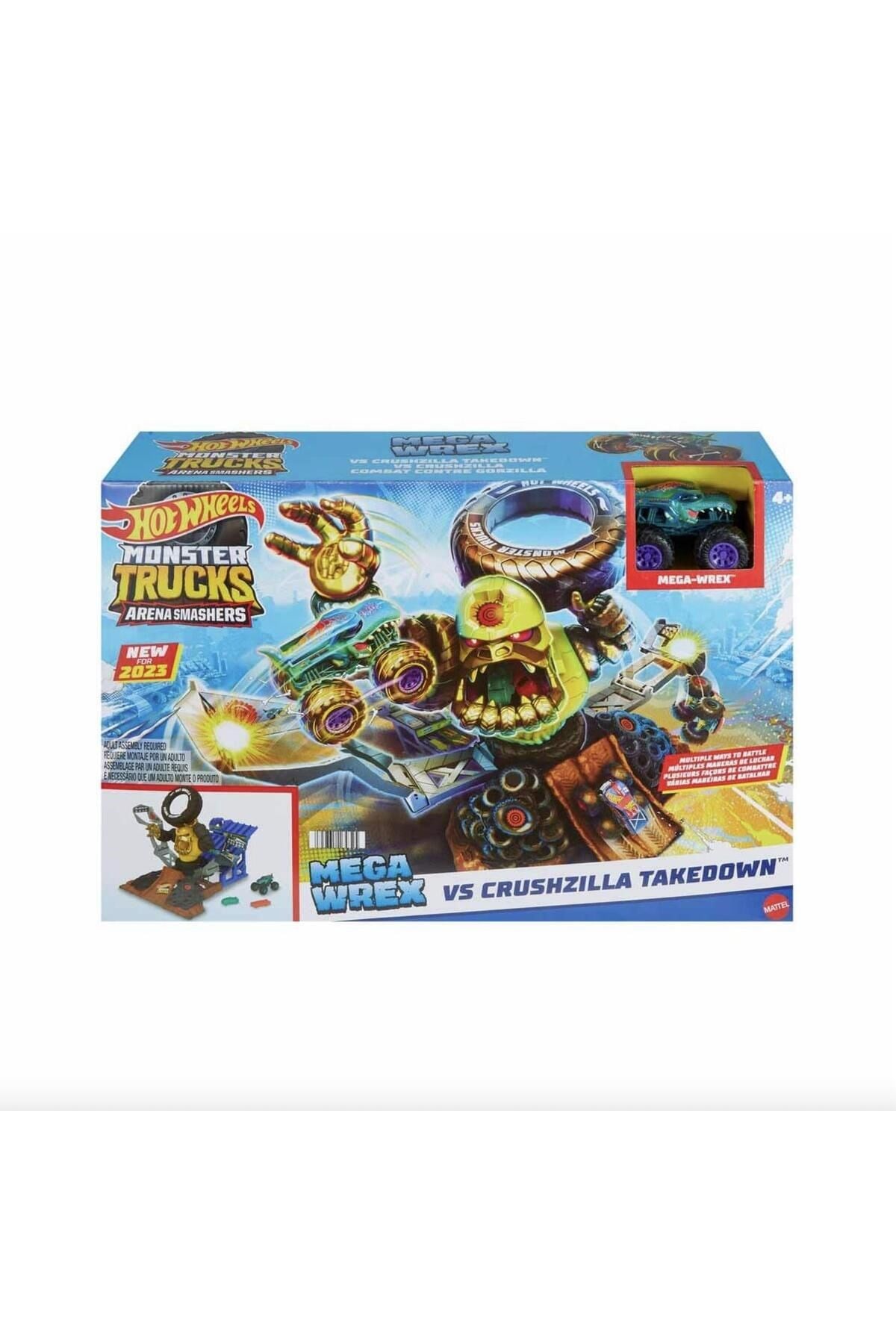 Monster Trucks Arena'da Şampiyonluk Mücadelesi Oyun Seti Hpn71-Araba Garaj ve Setleri