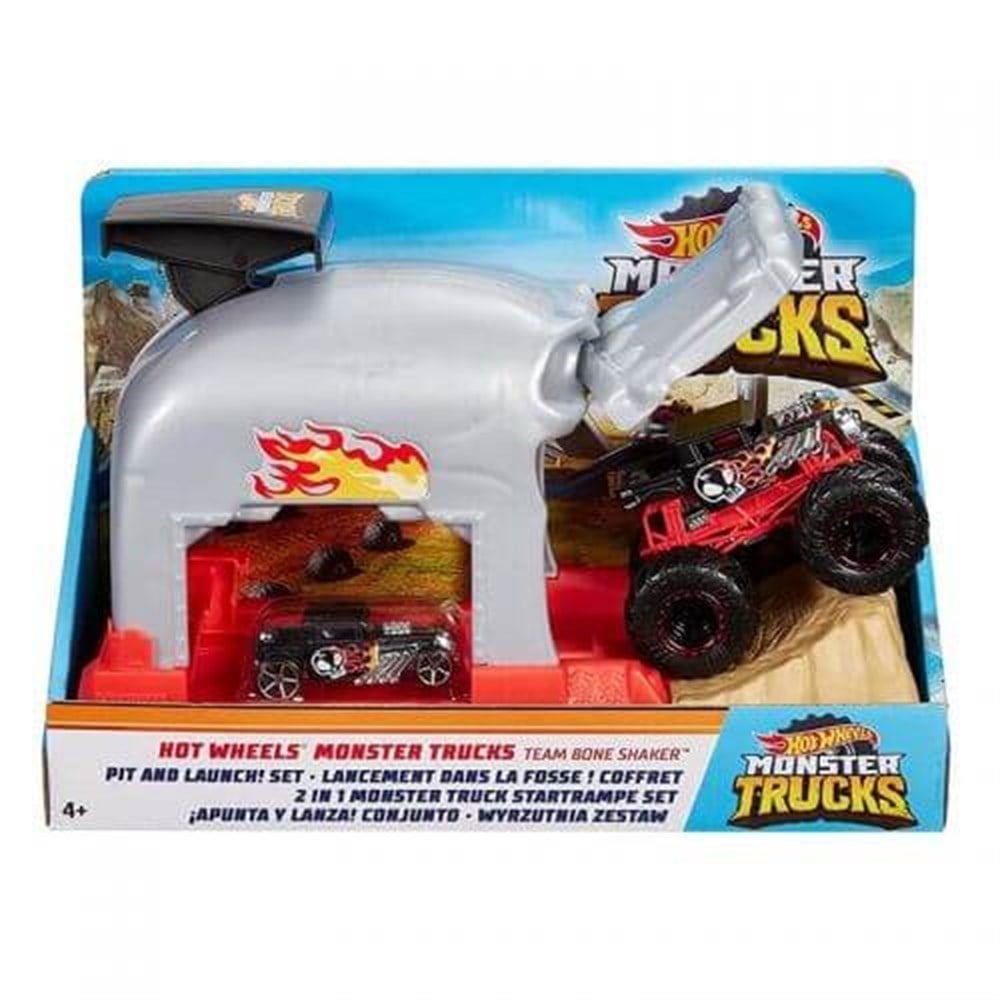 MONSTER TRUCKS FIRLATICILI OYUN SETI MATE-GKY01-Oyuncak Arabalar ve Kamyonlar