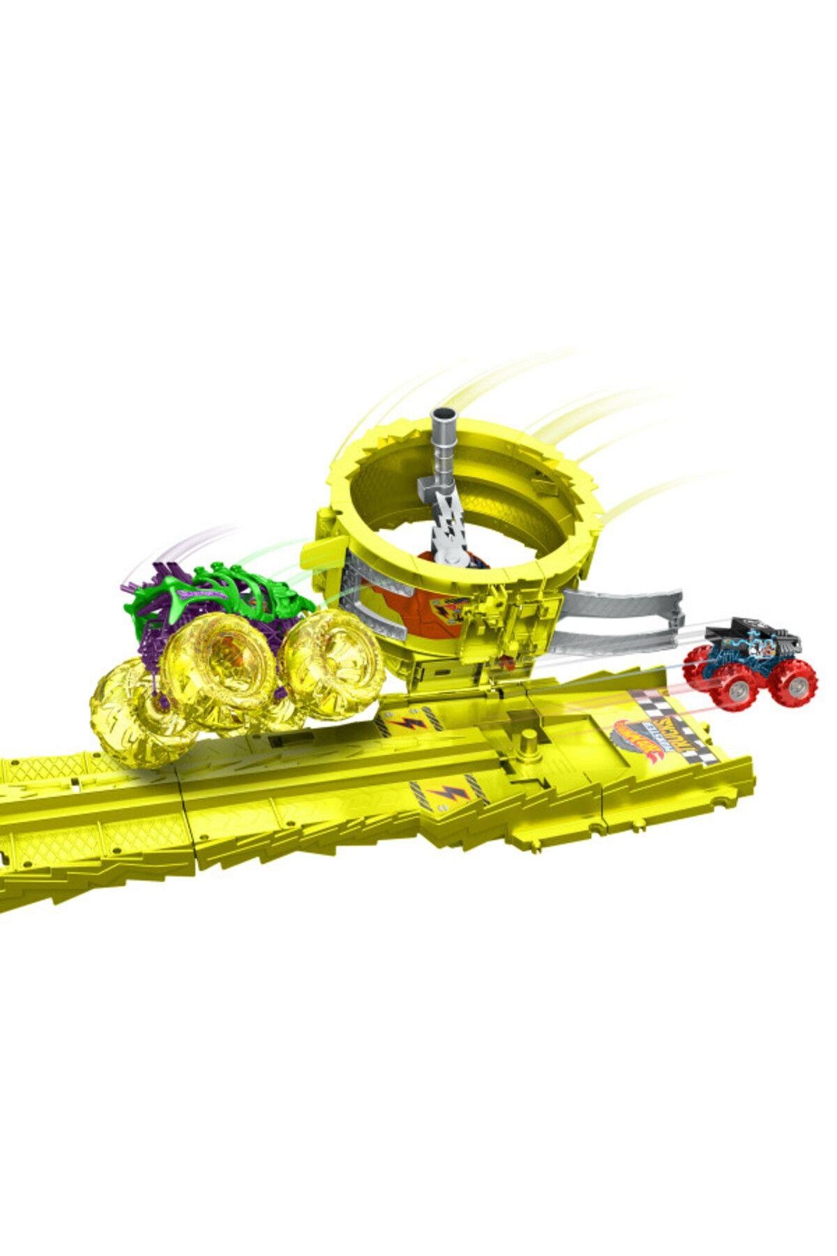 Monster Trucks Power Smashers Oyun Seti HXT05-Araba Garaj ve Setleri