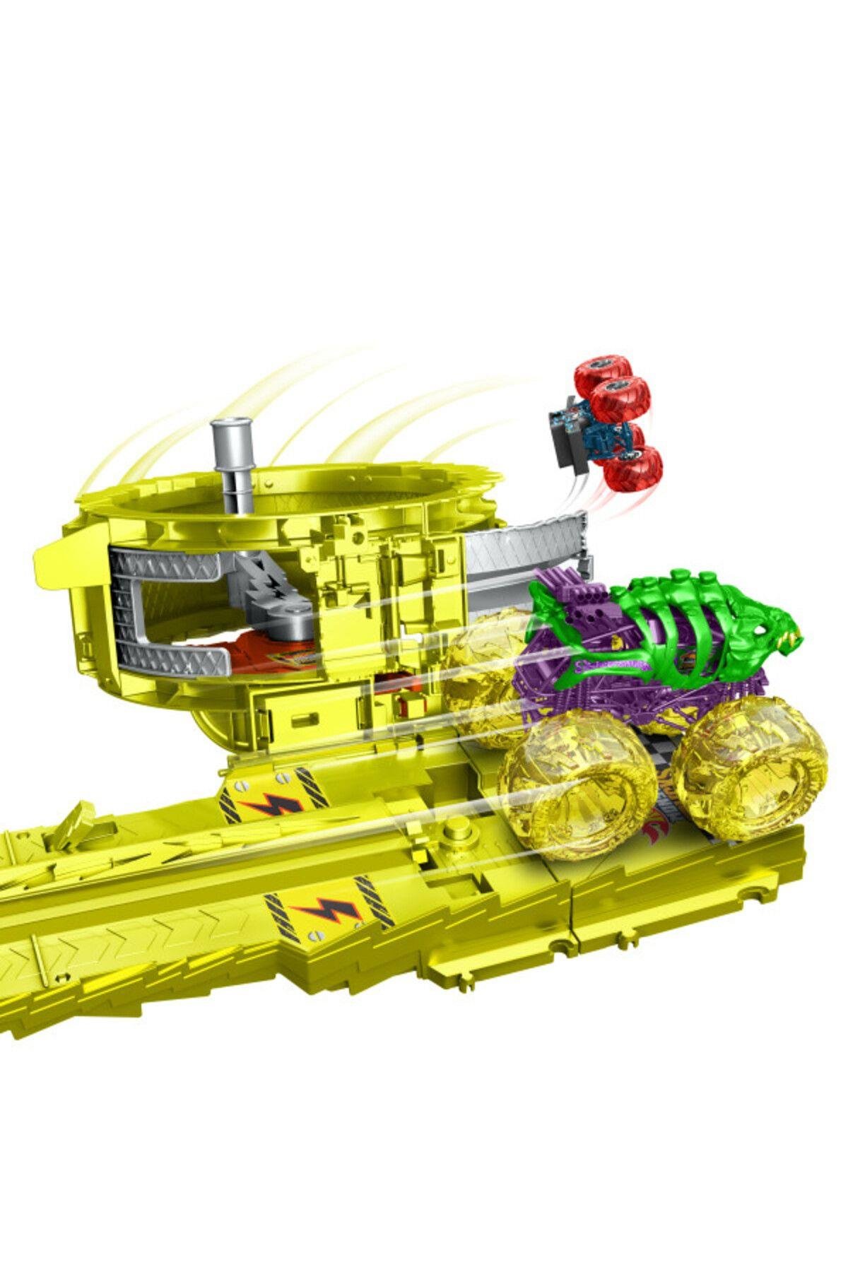 Monster Trucks Power Smashers Oyun Seti HXT05-Araba Garaj ve Setleri