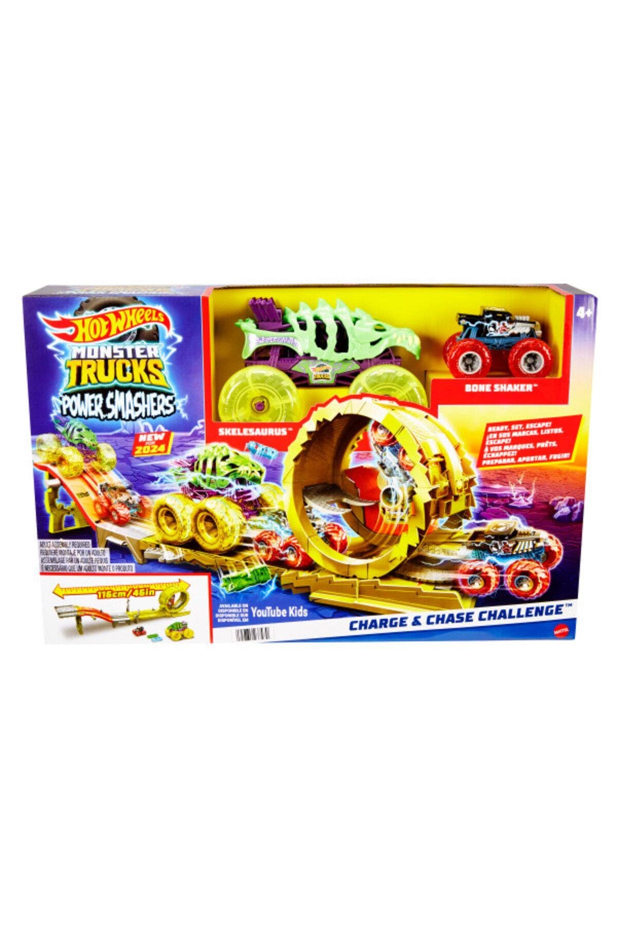 Monster Trucks Power Smashers Oyun Seti HXT05-Araba Garaj ve Setleri