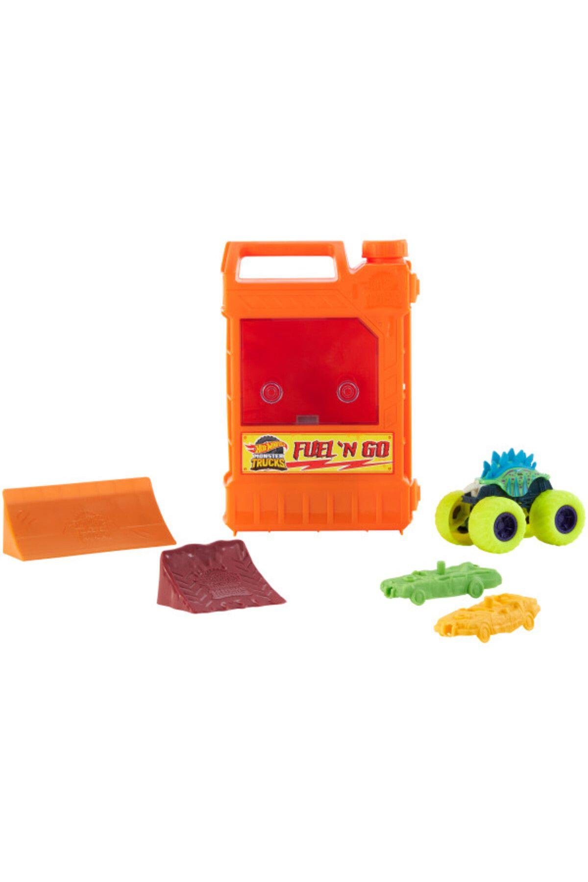 Monster Trucks Taşınabilir Oyun Seti HXT04-Araba Garaj ve Setleri