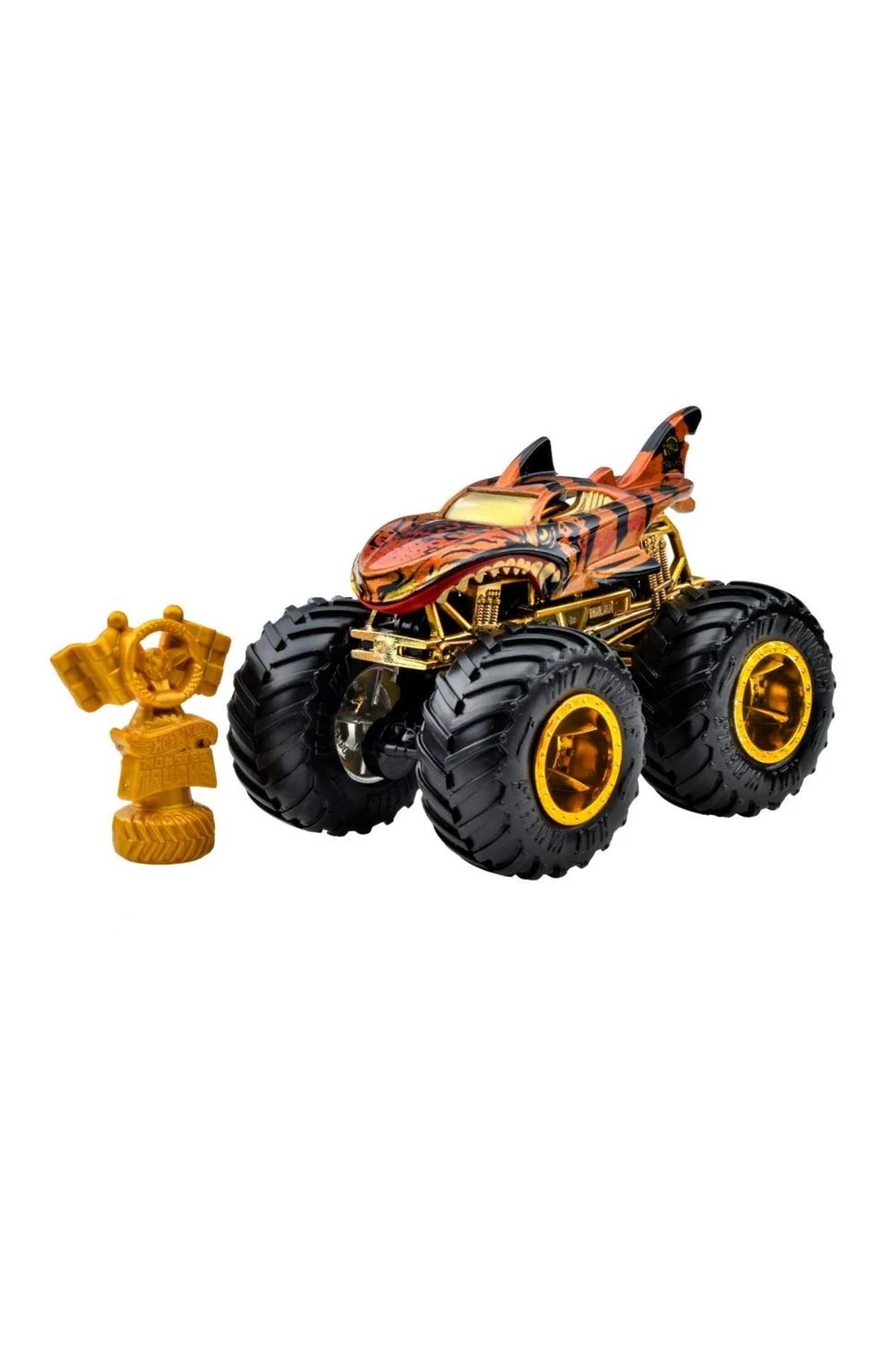 Monster Trucks Tiger Shark Trophy Şampiyonları Jdv96 - Jdw02-Oyuncak Arabalar ve Kamyonlar