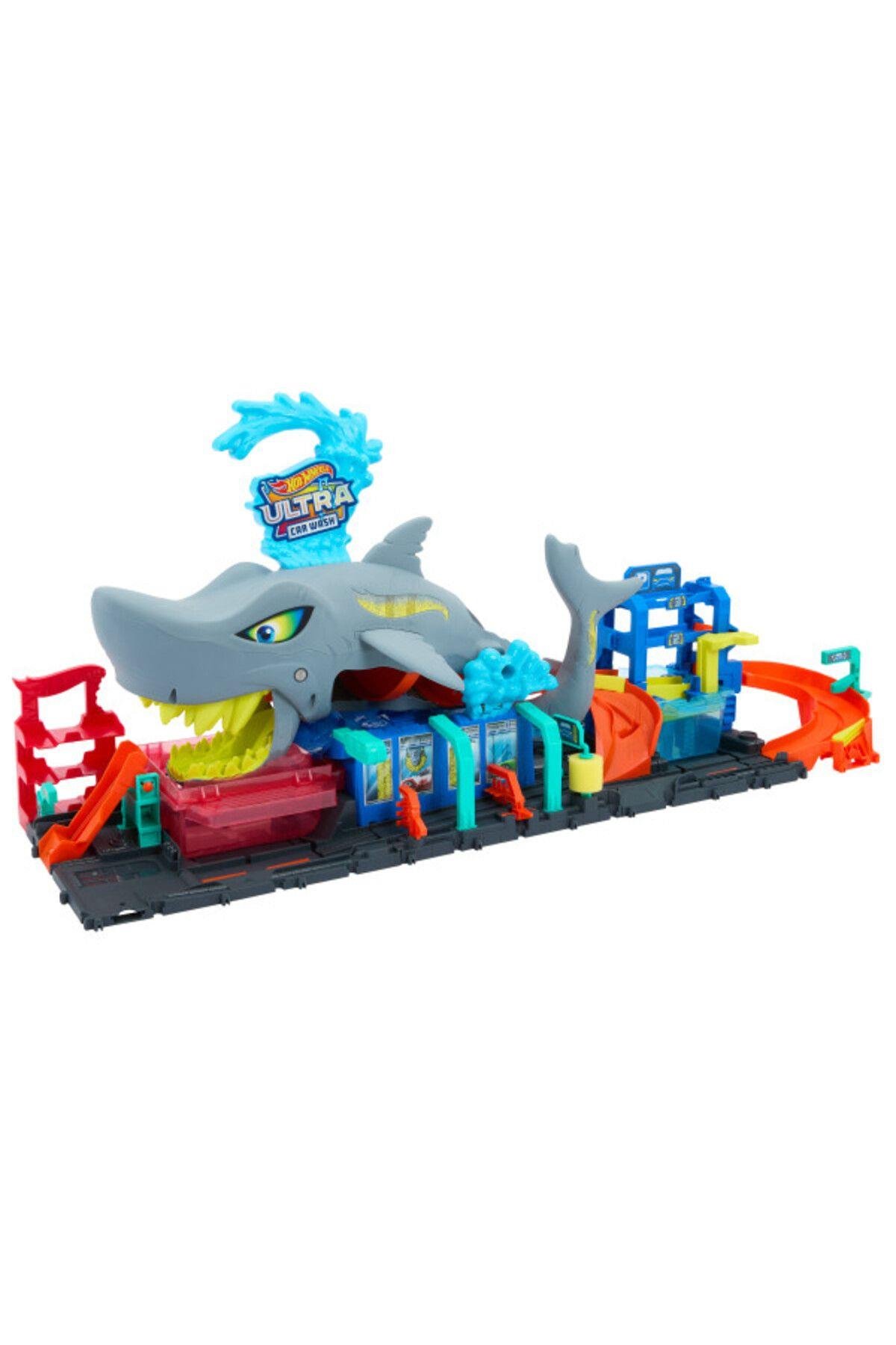 Muhteşem Köpek Balığı Araba Yıkama Oyun Seti HTN82-Araba Garaj ve Setleri