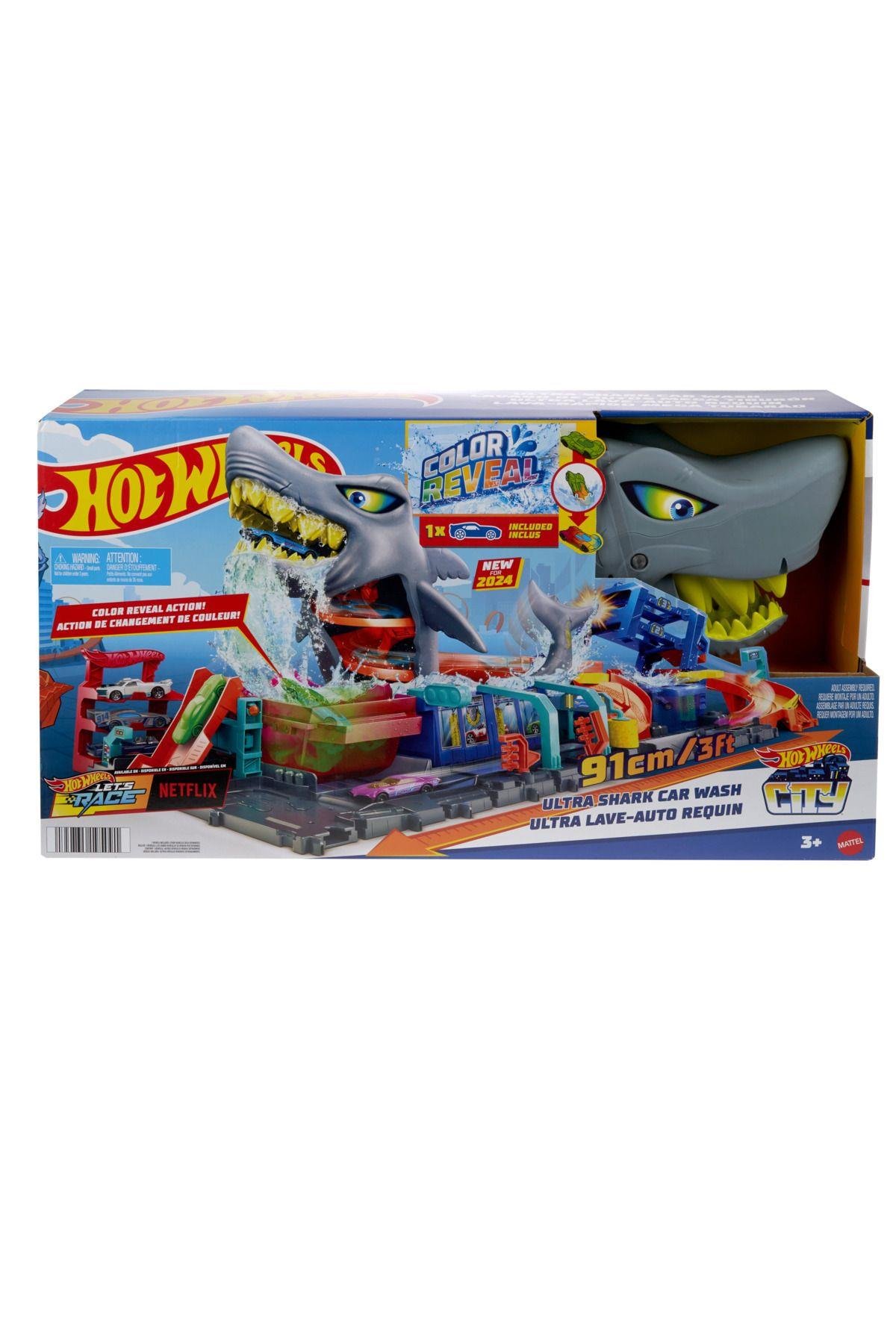 Muhteşem Köpek Balığı Araba Yıkama Oyun Seti HTN82-Araba Garaj ve Setleri