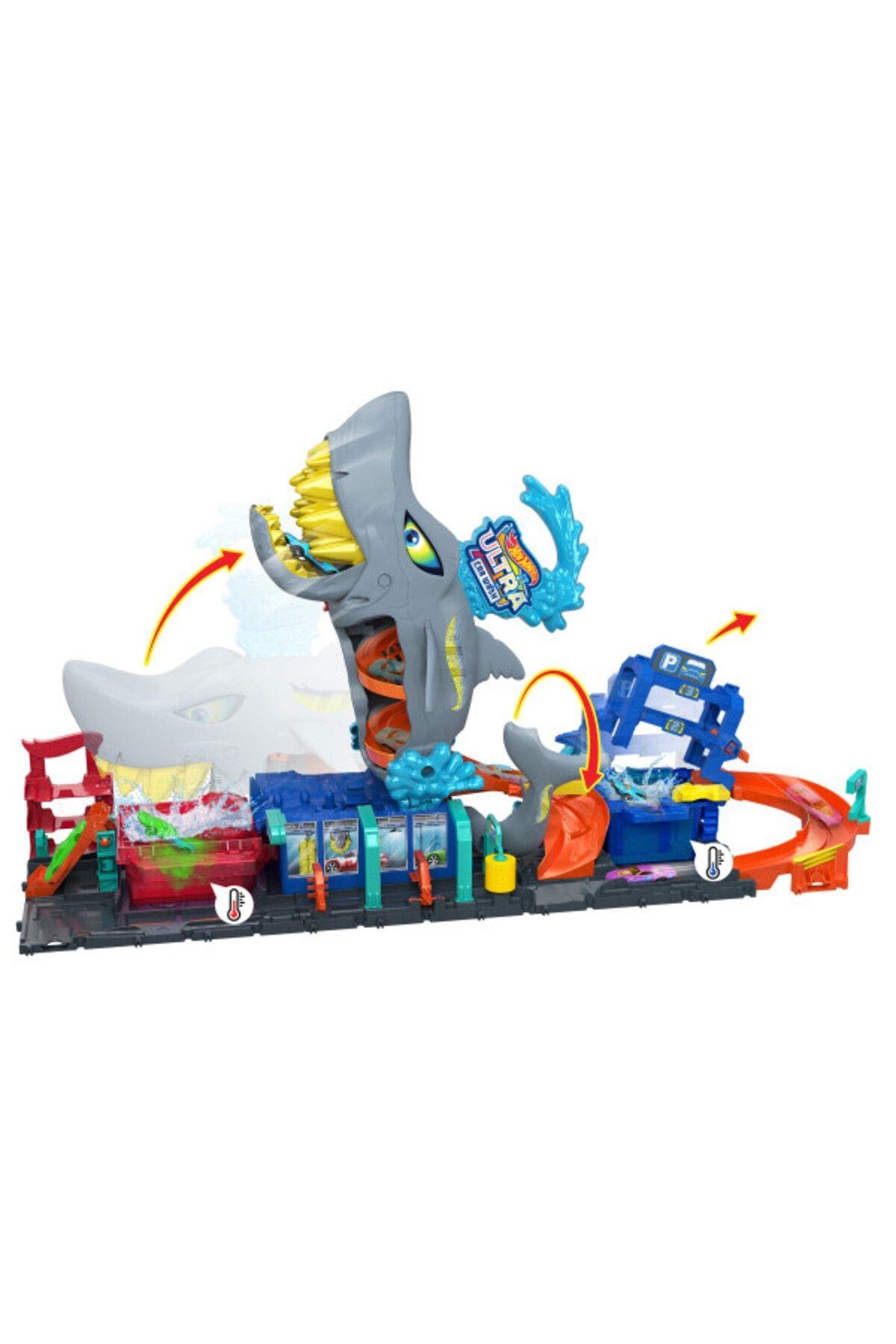 Muhteşem Köpek Balığı Araba Yıkama Oyun Seti HTN82-Araba Garaj ve Setleri