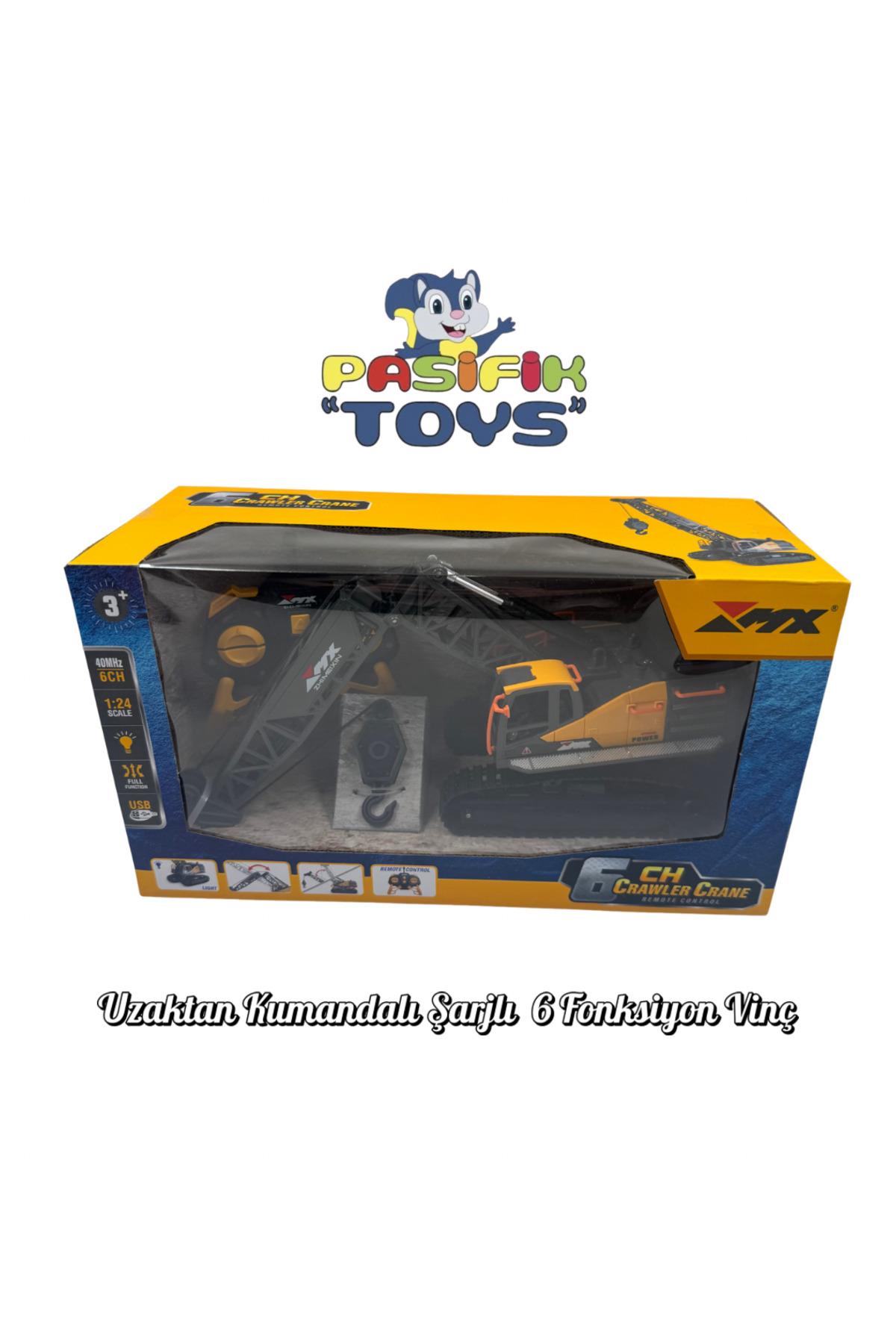MX 6Ch Uzaktan Kumandalı Full Fonksiyonlu Şarjlı Paletli Vinç Z6824A-Uzaktan Kumandalı Araçlar