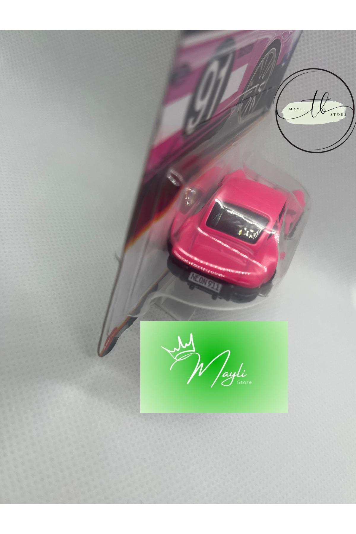 Neon Speeders 71 Porsche 911 Matchbox Porsche 911 GT3 1/64 ölçek Uzun Kart Lot Maylistore 25/6-Oyuncak Arabalar ve Kamyonlar