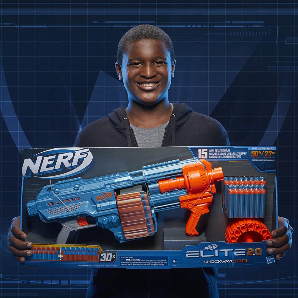 Nerf Elite 2.0 Shockwave RD-15 E9527-Oyuncak Silahlar