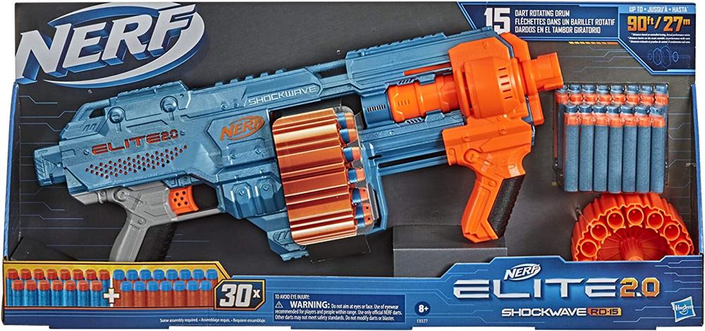 Nerf Elite 2.0 Shockwave RD-15 E9527-Oyuncak Silahlar