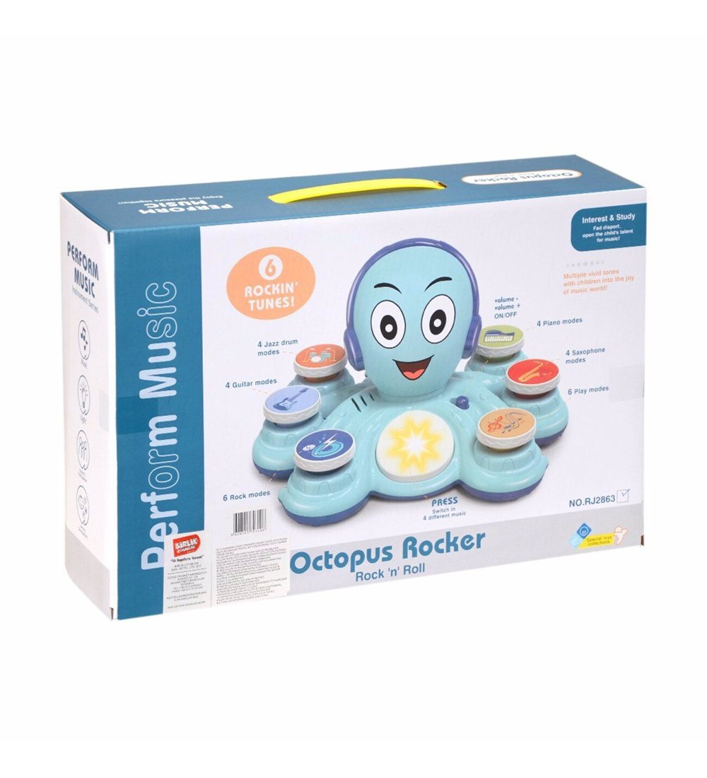 Neşeli Müzikli DJ Ahtapot-Müzik Aletleri