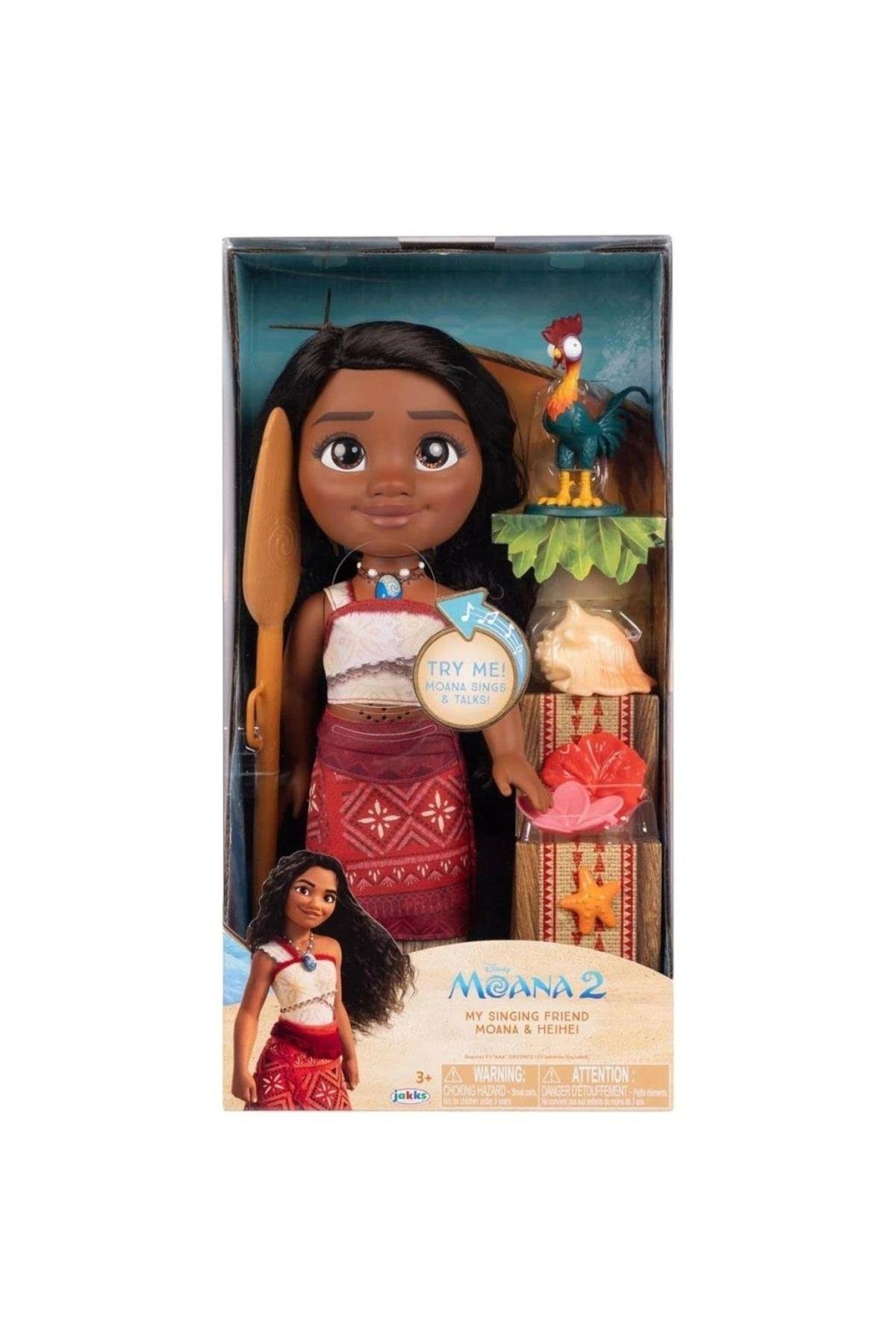 Nessiworld JKP 237581 Disney Moana - Moana Şarkı Söyleyen Bebek 38 cm-Oyuncak Bebekler