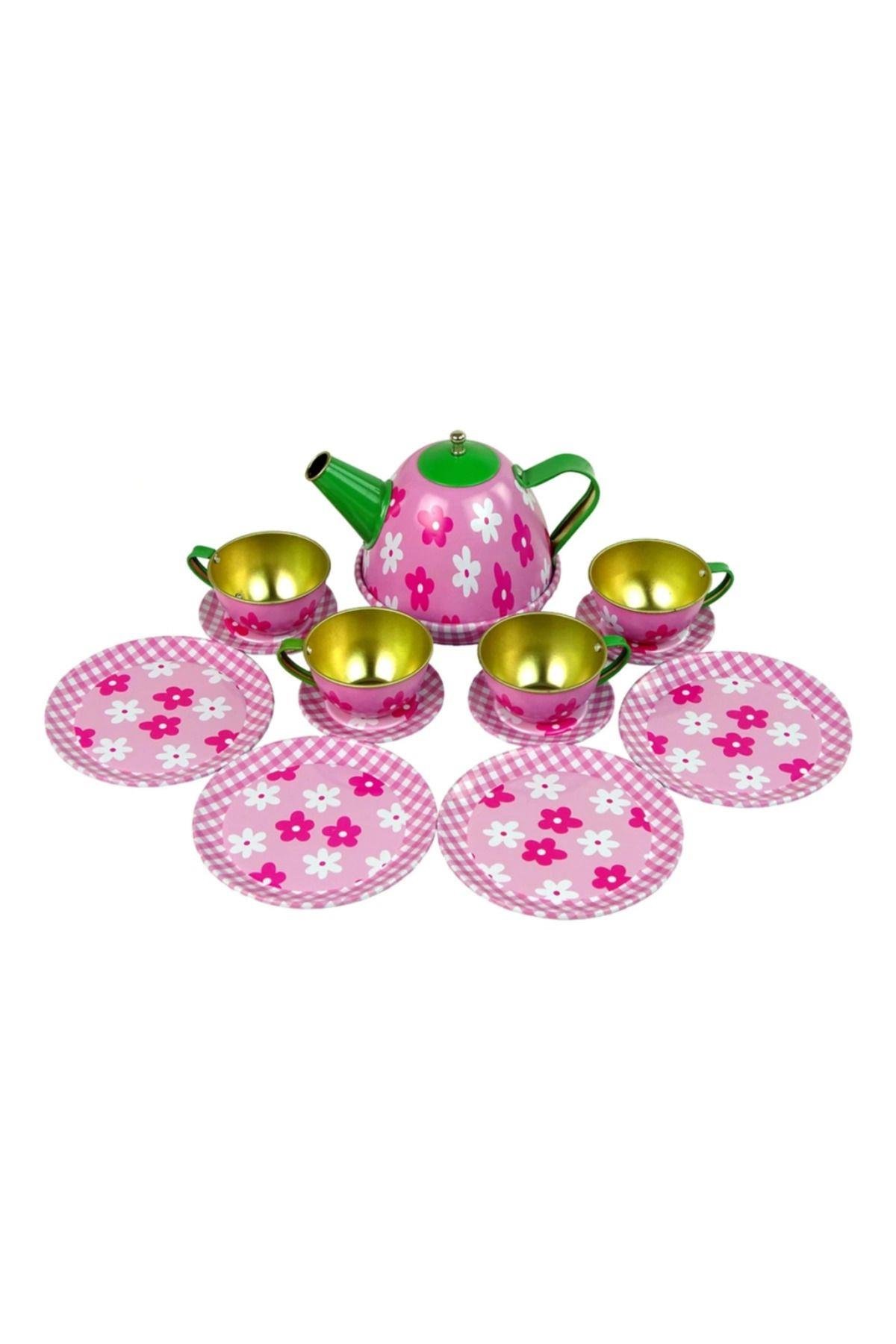 Nessiworld Metal Çay Seti-Kız Rol Oyuncakları