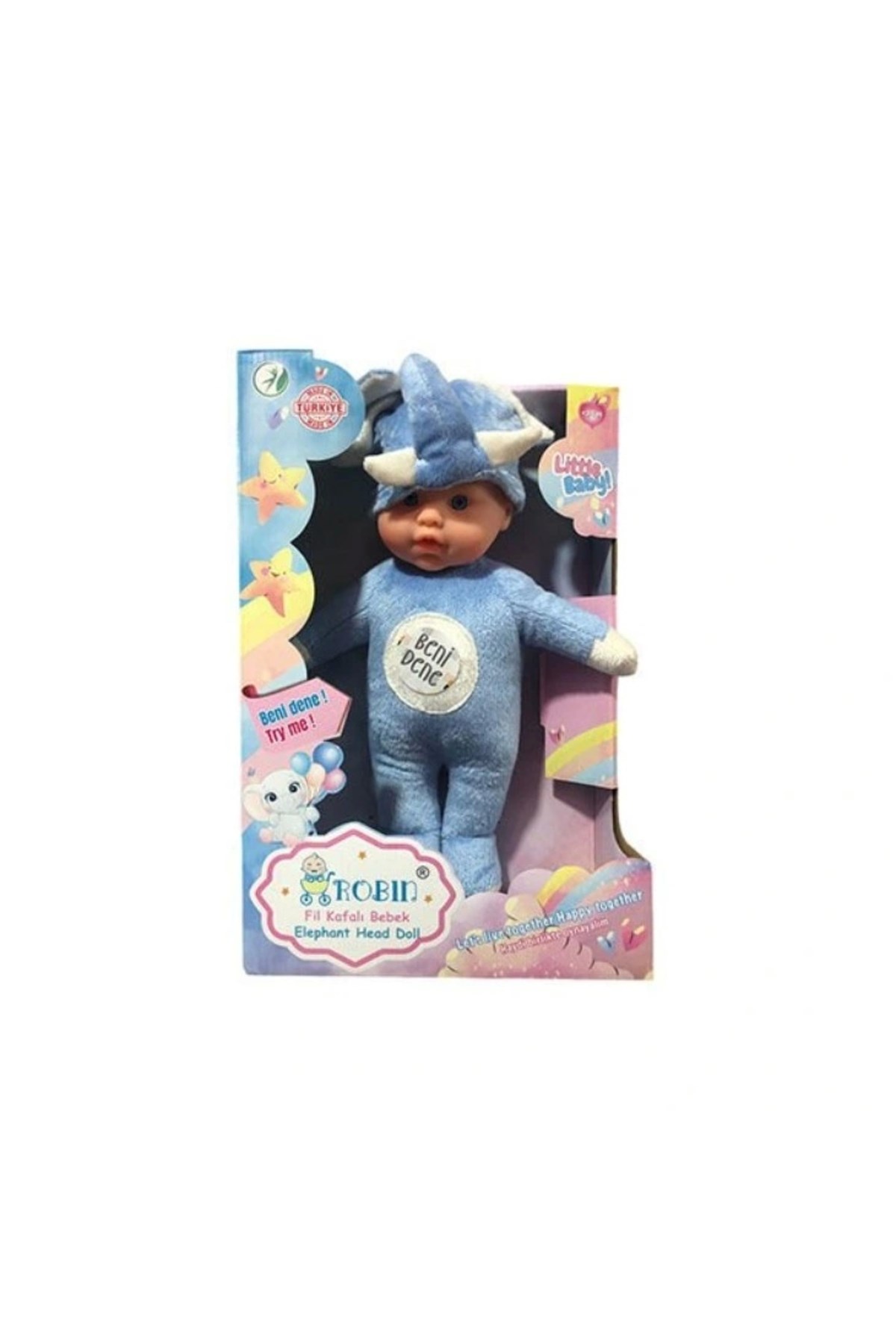 Nessiworld Robin Fil Kafalı Bebek-Oyuncak Bebekler