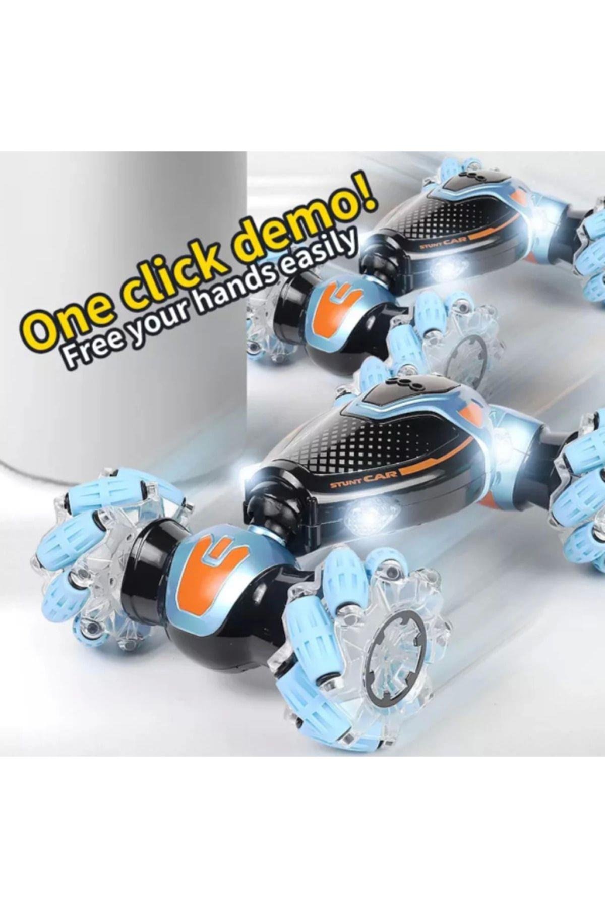 Nessiworld Transform Stunt Car Kumandalı Şarjlı Akrobat Araba LH-C048-3-Uzaktan Kumandalı Araçlar