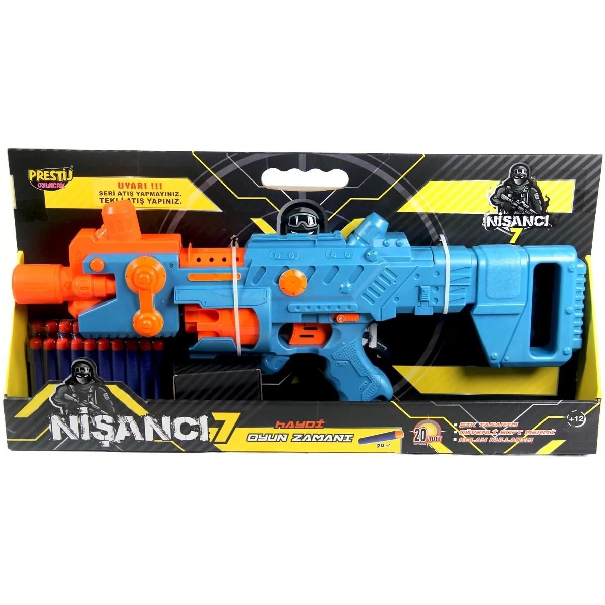 Nişancı 7 Pilli Dart Atan Oyuncak-Oyuncak Silahlar