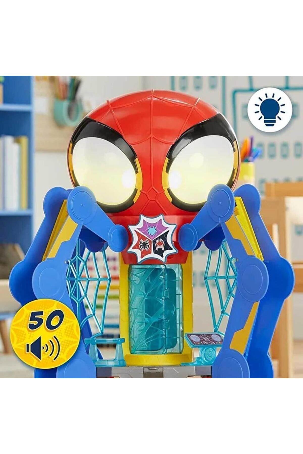 Örümcek Adam Spidey and His Amazing Friends Dev Karargah F6723-Karakter Figürleri