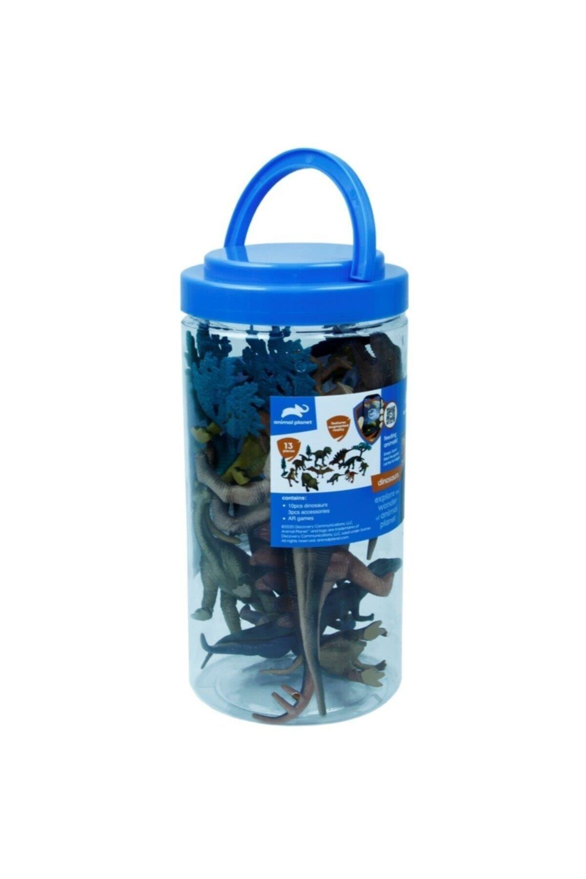 Oyuncak 13 Parça Dinazor Seti Oyuncak Dinazor Trex Hayvan Seti Oyuncak-Hayvan Figürleri