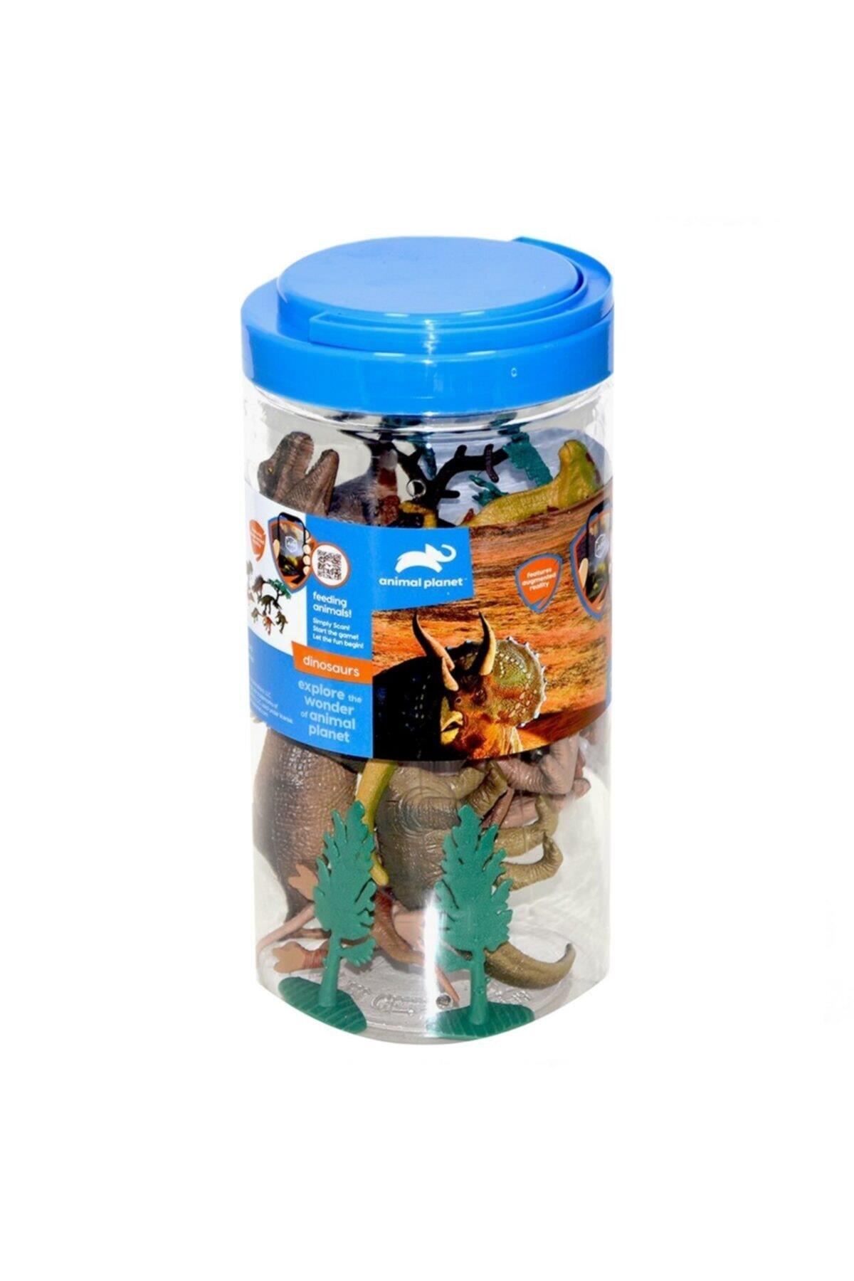 Oyuncak 13 Parça Dinazor Seti Oyuncak Dinazor Trex Hayvan Seti Oyuncak-Hayvan Figürleri