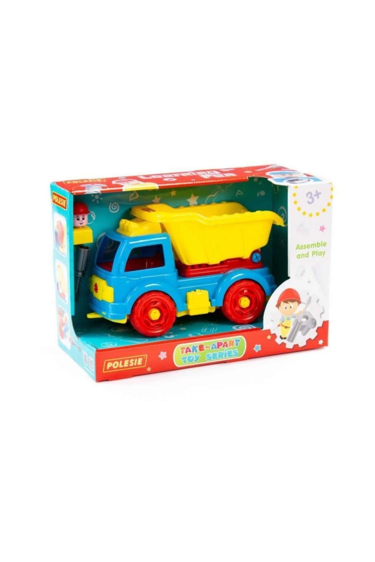 Oyuncak Damperli Kamyon Sök Tak 27 Parça-Erkek Oyuncakları