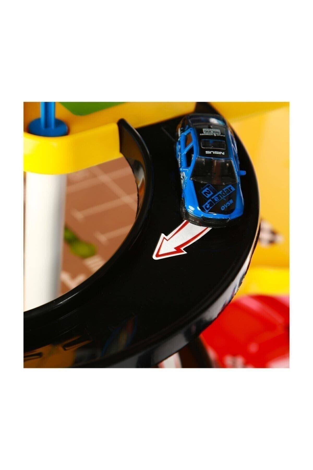 Oyuncak Garaj Oyun Seti - 3 Katlı-Araba Garaj ve Setleri