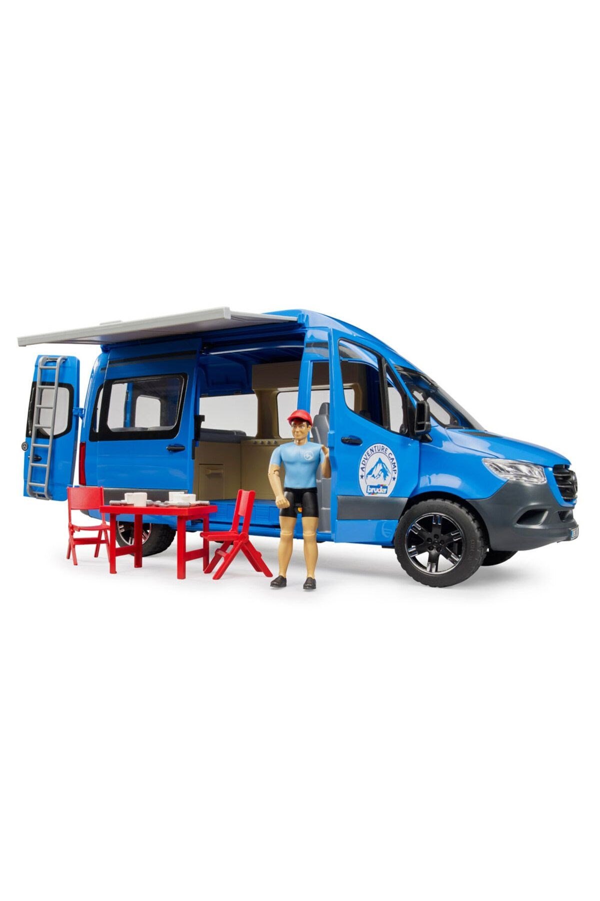 Oyuncak M. Benz Sprinter Kamp Aracı Kampçı Ve Aksesuarları Br02684-Maket Araçlar