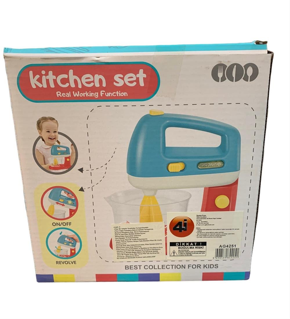 Oyuncak Mikser Sesli Işıklı Fonksiyonlu-Kız Rol Oyuncakları