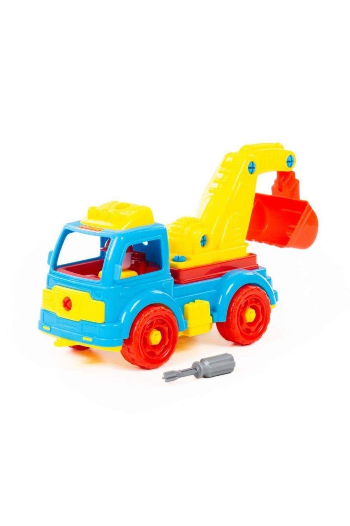 Oyuncak Otomobil Ekskavatör Tasarımcı 34 Parça K.84835-Erkek Oyuncakları