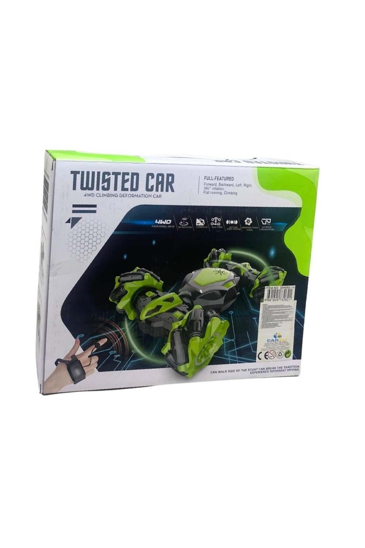 Oyuncak Şarjlı Elden ve Uzaktan Kumandalı Akrobat Araba DH666-19-Uzaktan Kumandalı Araçlar