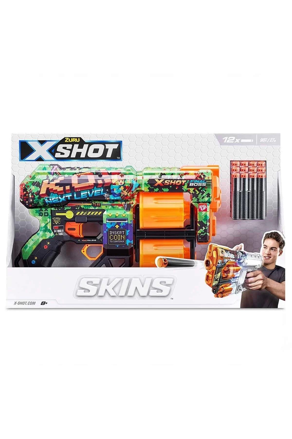 Oyuncak Tabanca X-Shot Excel Skins Dread Blaster 12 Dartlı-Oyuncak Silahlar