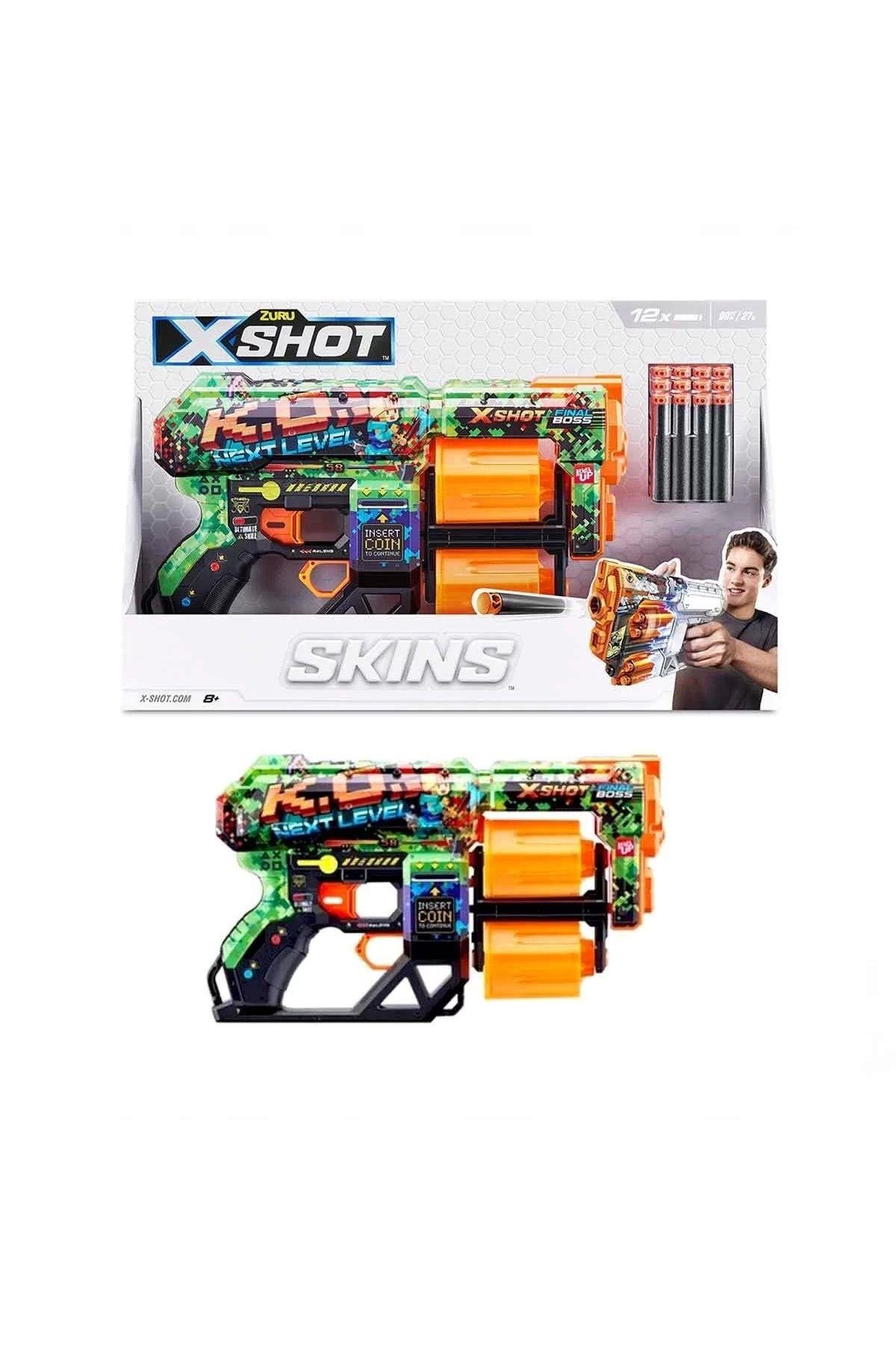 Oyuncak Tabanca X-Shot Excel Skins Dread Blaster 12 Dartlı-Oyuncak Silahlar