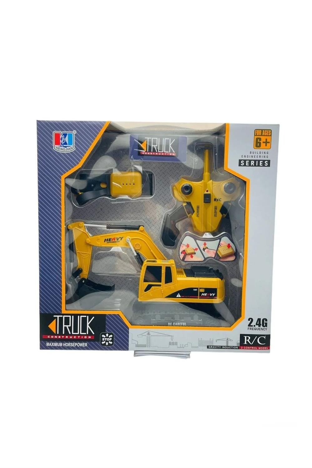 Pasifik Oyuncak Uzaktan Kumandalı Excavator Şarjlı Full Fonksiyon Oyuncak Paletli Dozer Kepçe-Uzaktan Kumandalı Araçlar