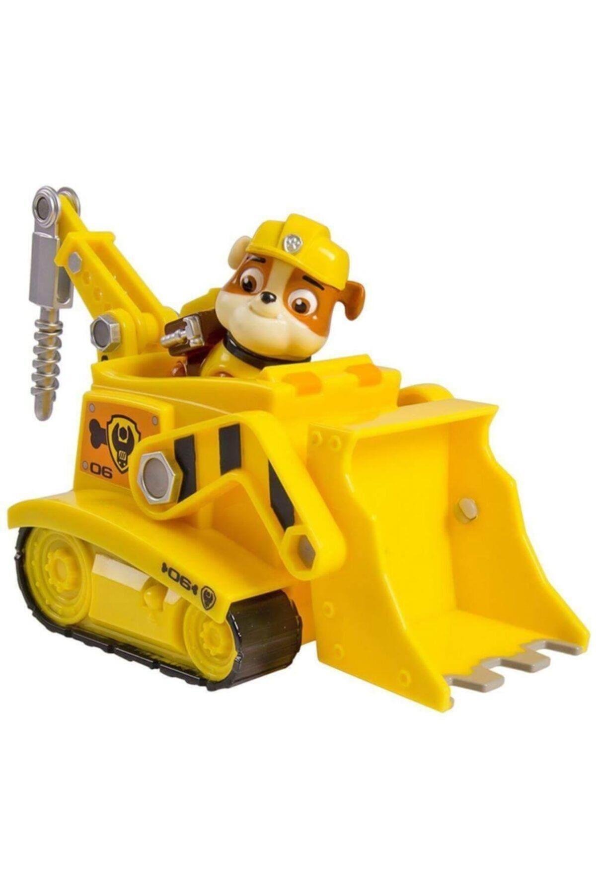 Paw Patrol Rubble Buldozer - 6052310-20114324-rubble-Karakter Figürleri