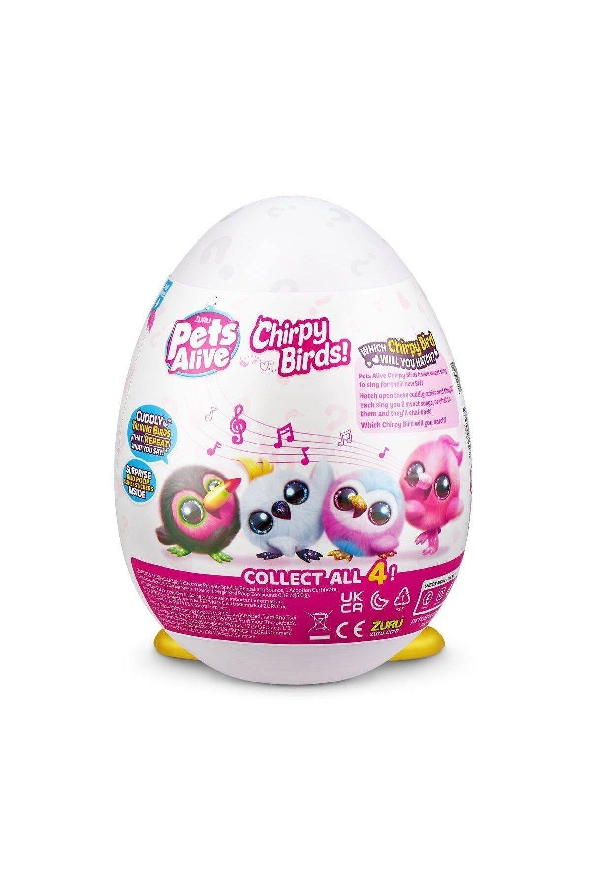 PEL06000 Pets Alive Cıvıl Cıvıl Kuş-Hayvan Figürleri