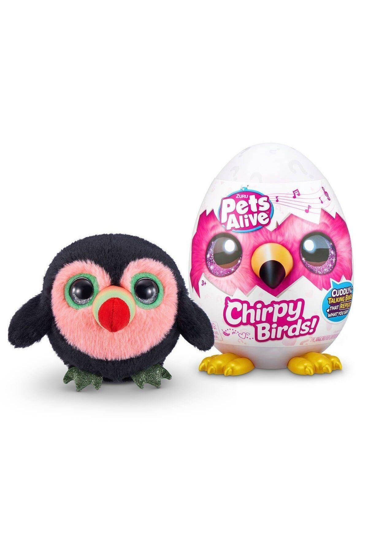 PEL06000 Pets Alive Cıvıl Cıvıl Kuş-Hayvan Figürleri