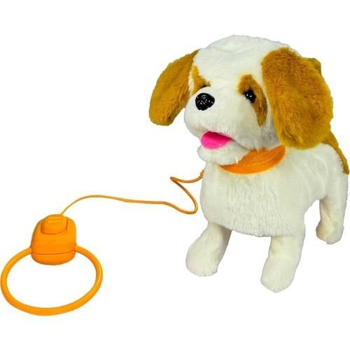 Peluş Tasmalı Yürüyen Köpek-Hayvan Figürleri