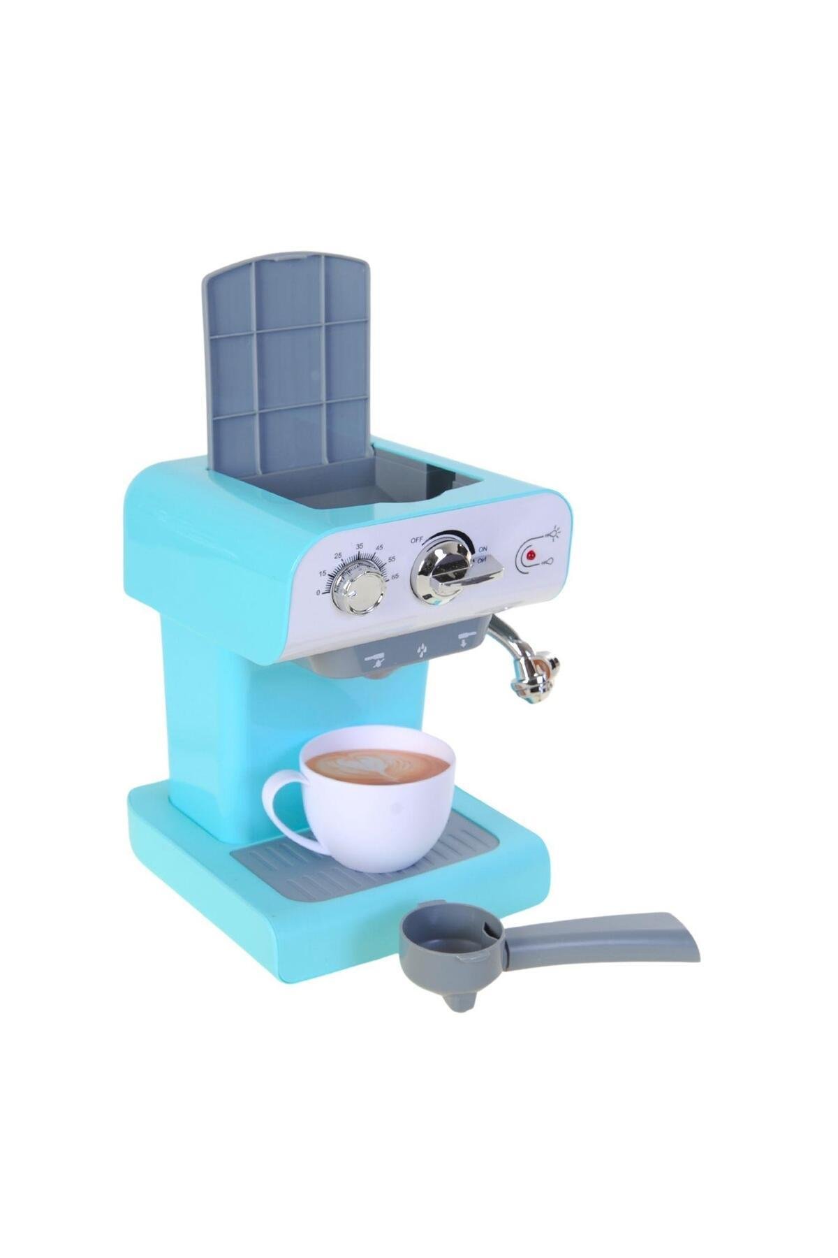 Pilli Işıklı Sesli Kahve Makinesi-Kız Rol Oyuncakları