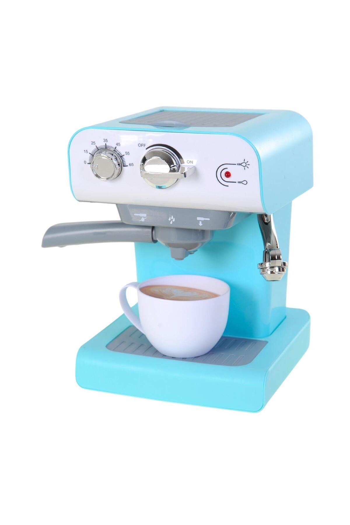Pilli Işıklı Sesli Kahve Makinesi-Kız Rol Oyuncakları