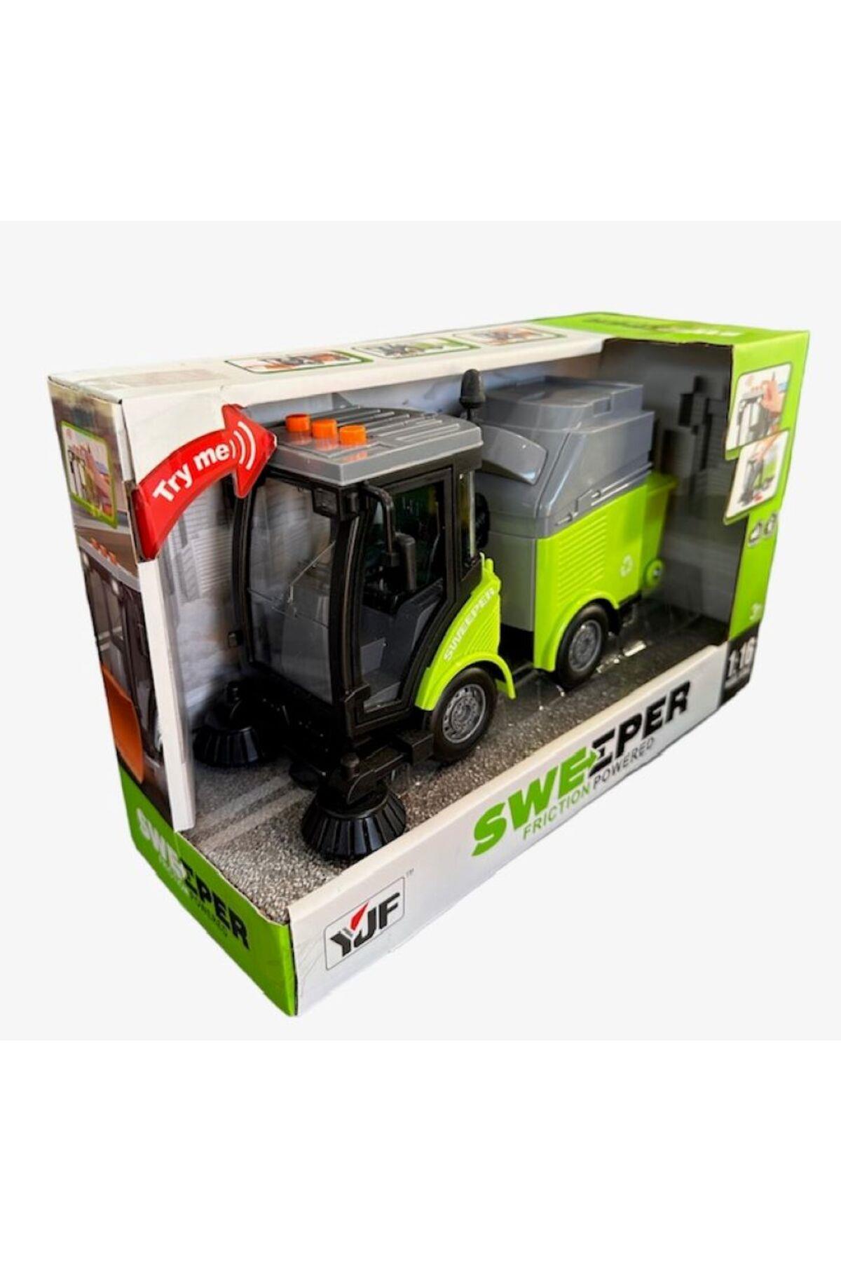 Pilli Sesli Işıklı Temizlik Aracı 1:16-Oyuncak Arabalar ve Kamyonlar