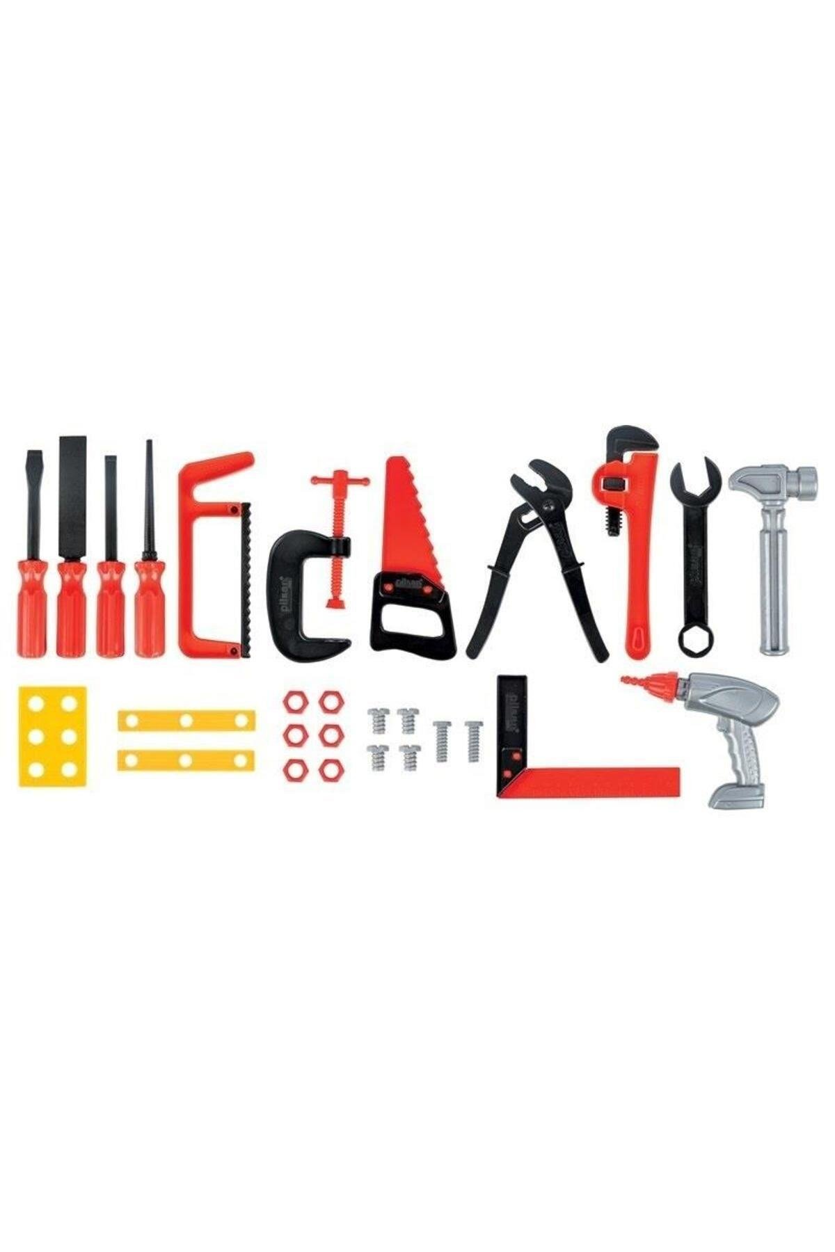 Pilsan Çantalı Tamir Seti - 28 Parça-Erkek Rol Oyuncakları