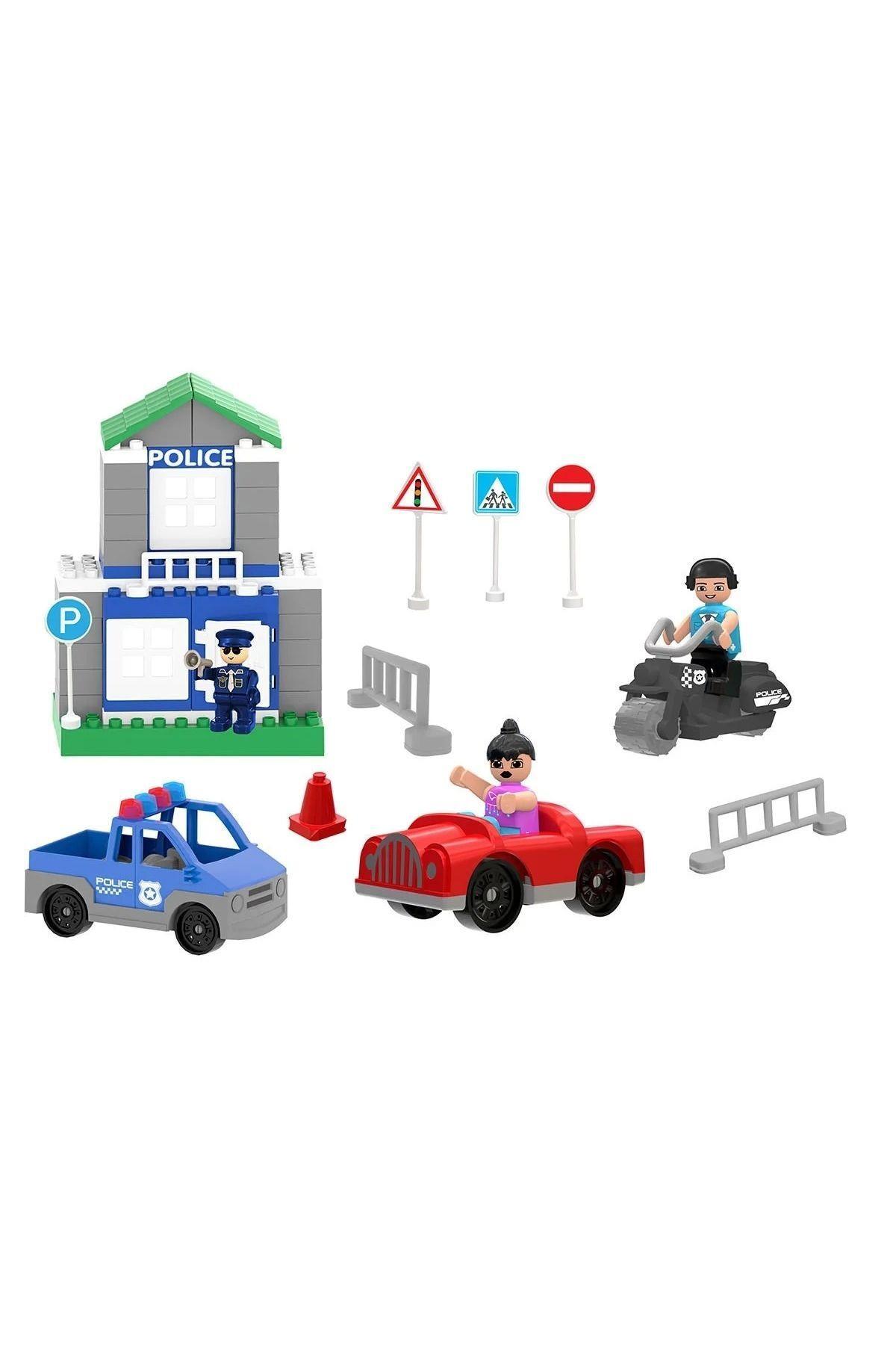 PİLSAN Double Blocks Trafik Kontrol Seti-Eğitici Oyuncak