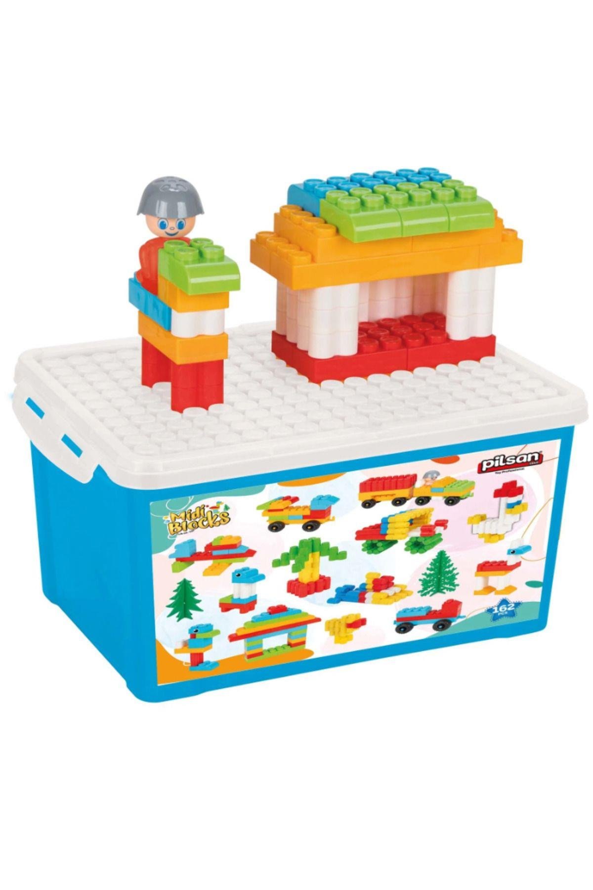Pilsan Midi Bloklar 162 Parça 03 598-Yapı Oyuncakları
