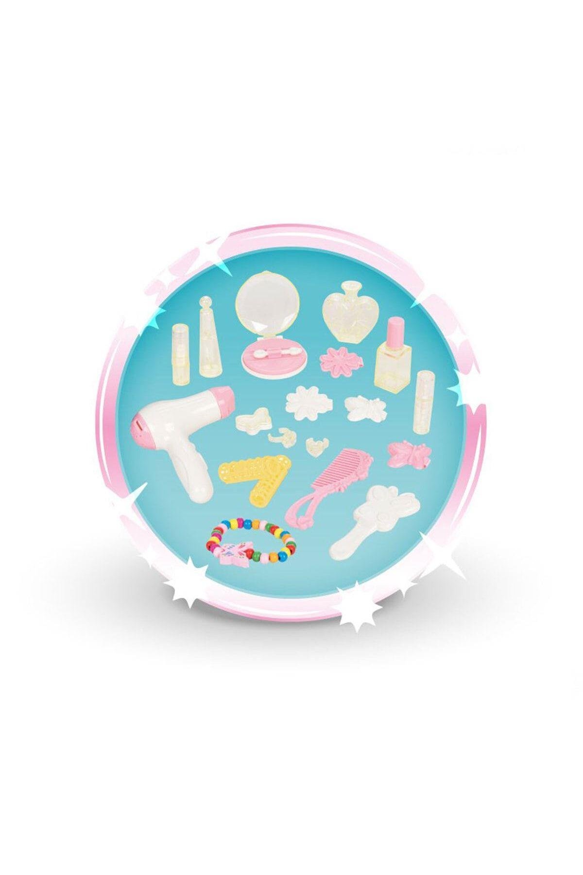 PİLSAN Müzikli Sihirli Kelebek Makyaj Masası Mor 06048-Kız Rol Oyuncakları