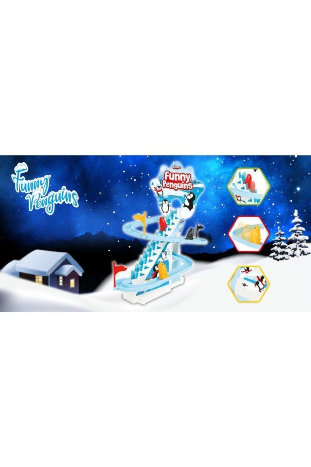 PİLSAN Penguen Dön Dolaş Oyunu-Eğitici Oyuncak