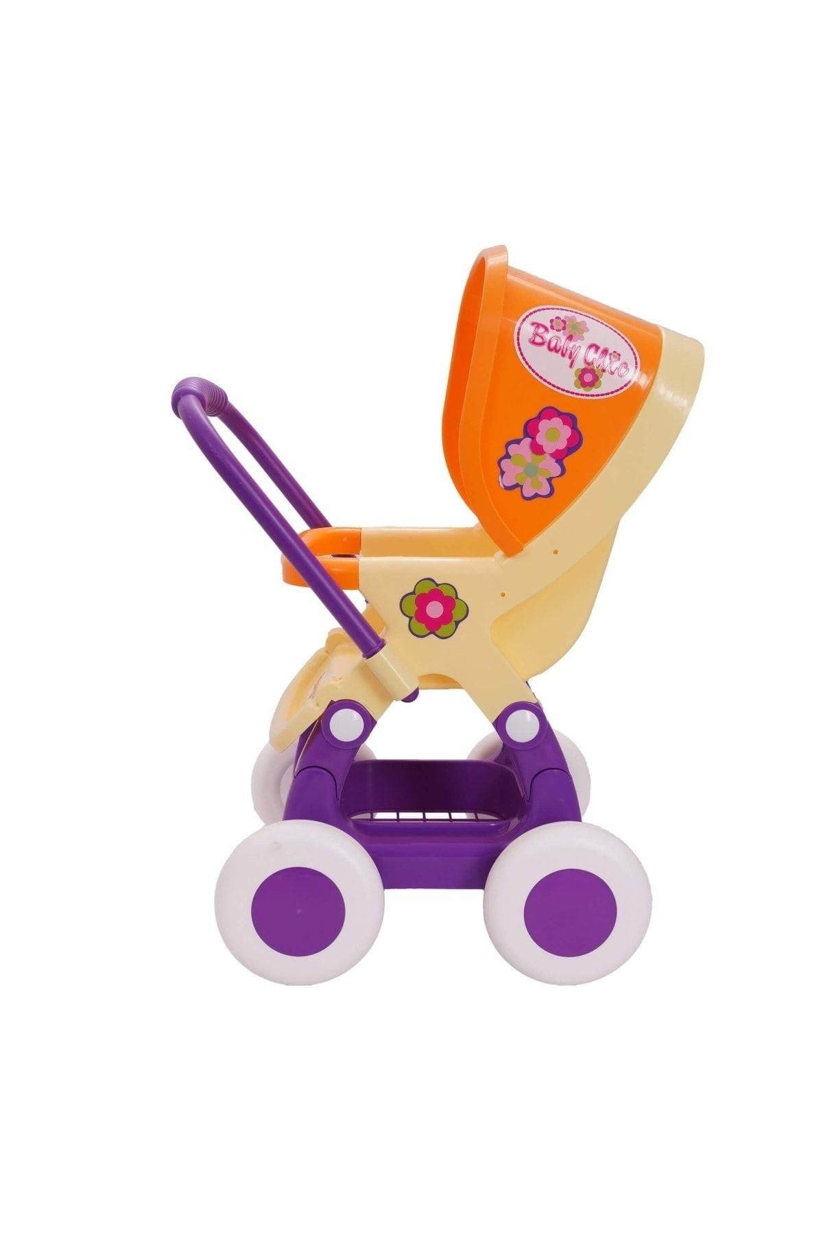 Polesie Alisa'' Bebek Arabası (dört Teker-sarı) 94681-Kız Rol Oyuncakları